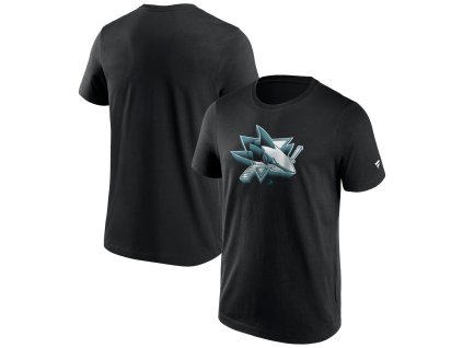 Pánské tričko San Jose Sharks NHL Chrome Graphic T-Shirt Black