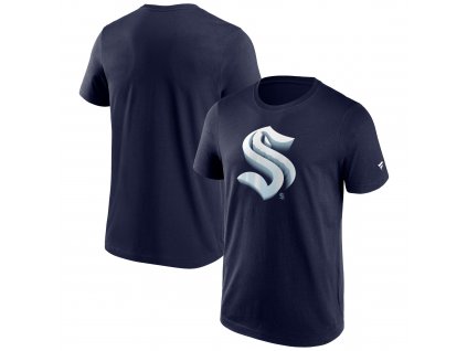 Pánske tričko Seattle Kraken Chrome Graphic T-Shirt Maritime Blue