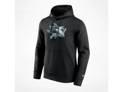 Pánská mikina San Jose Sharks NHL Chrome Graphic Hoodie Black