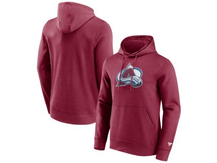 Pánská mikina Colorado Avalanche NHL Primary Logo Graphic Hoodie Rhododendron