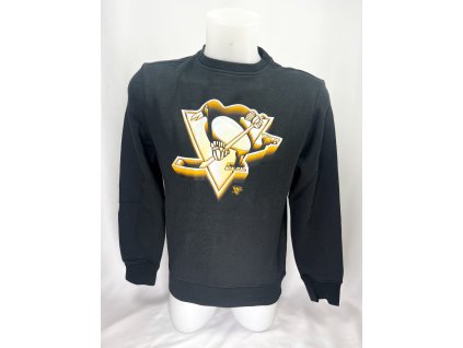 Pánská mikina Pittsburgh Penguins NHL Chrome Graphic Crew Sweatshirt Black