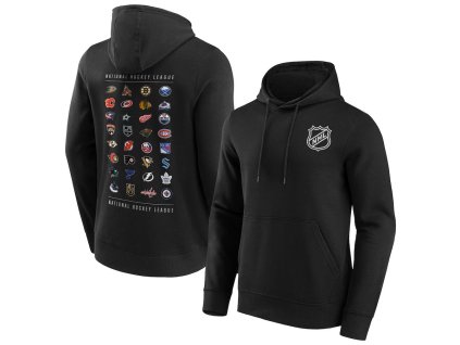 Pánská mikina NHL All Team Graphic Hoodie Black