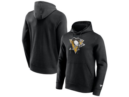 Pánská mikina Pittsburgh Penguins NHL Primary Logo Graphic Hoodie Black