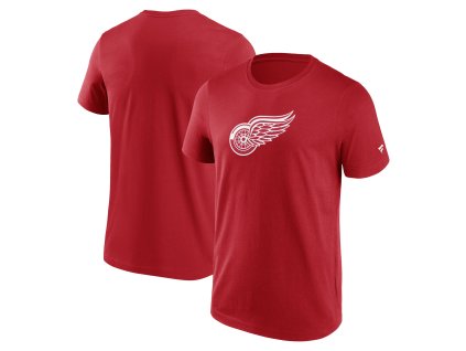 Pánské tričko Detroit Red Wings NHL Primary Logo Graphic T-Shirt Athletic Red