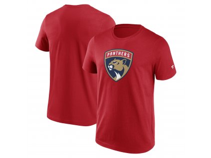 Pánske tričko Florida Panthers Primary Logo Graphic T-Shirt Athletic Red