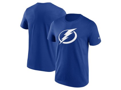 Pánské tričko Tampa Bay Lightning NHL Primary Logo Graphic T-Shirt Blue Chip