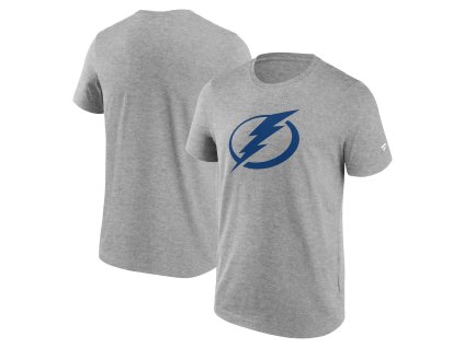 Pánské tričko Tampa Bay Lightning NHL Primary Logo Graphic T-Shirt Sport Gray Heather