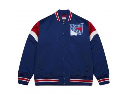 Pánska Bunda New York Rangers NHL Heavyweight Satin Jacket