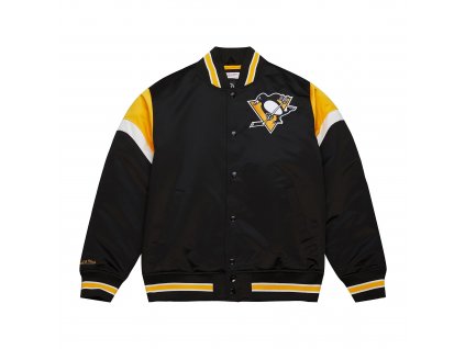 Pánska Bunda Pittsburgh Penguins NHL Heavyweight Satin Jacket