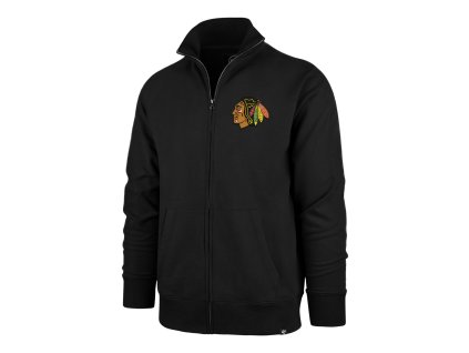 Pánská mikina Chicago Blackhawks NHL Core ’47 Islington Track Jacket Jet Black