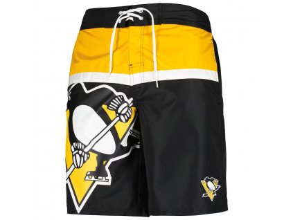 Pánske plavky Pittsburgh Penguins Starter Black Sea Wind Swim Trunks