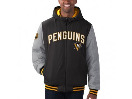 Pánska Bunda Pittsburgh Penguins Cold Front Polyfilled Padded Jacket w. Hood