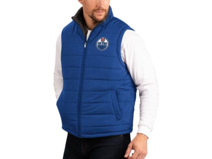 Pánská Oboustranná Vesta Edmonton Oilers NHL Power Hitter Reversible Vest