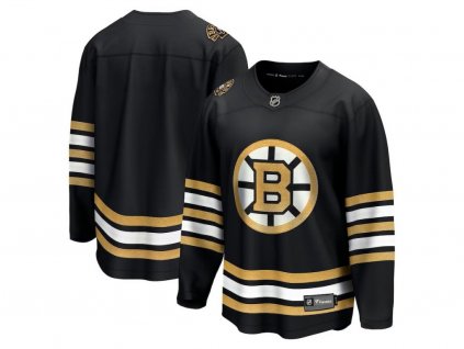 Detský Dres Boston Bruins Black 100th Anniversary Premier Breakaway Jersey