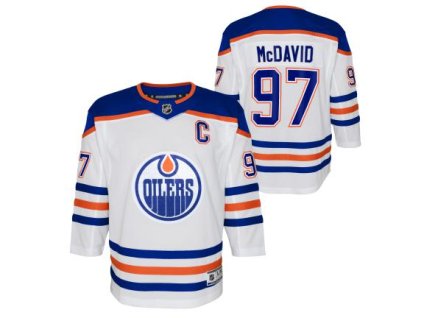 Dětský dres Connor Mcdavid Edmonton Oilers NHL Premier White Away