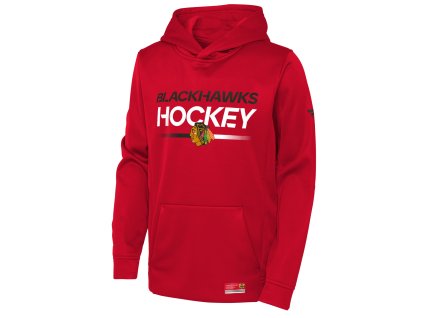Dětská mikina Chicago Blackhawks NHL Authentic Pro Hoodie Po Hood