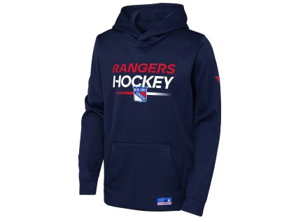 Dětská mikina New York Rangers NHL Authentic Pro Hoodie Po Hood