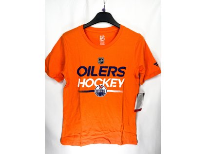 Dětské tričko Edmonton Oilers NHL Apro Wordmark Ss Ctn Tee