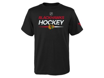 Detské Tričko Chicago Blackhawks Apro Wordmark Ss Ctn Tee