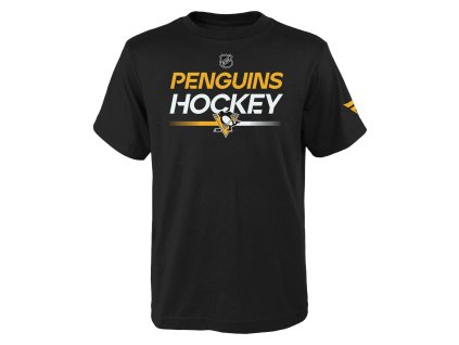 Dětské tričko Pittsburgh Penguins NHL Apro Wordmark Ss Ctn Tee