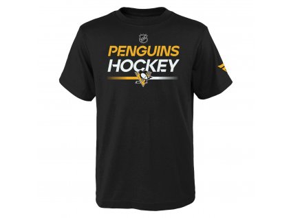 Detské Tričko Pittsburgh Penguins Apro Wordmark Ss Ctn Tee
