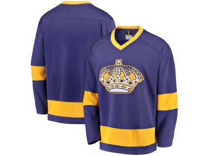 Pánský dres Los Angeles Kings NHL Premier Breakaway Heritage Blank Jersey - Purple/Gold