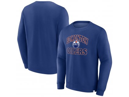 Pánska Mikina Edmonton Oilers Fleece Crew