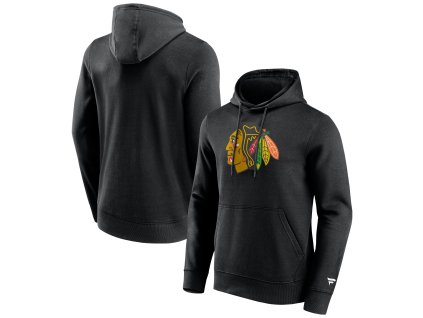 Pánská mikina Chicago Blackhawks NHL Primary Logo Graphic Hoodie