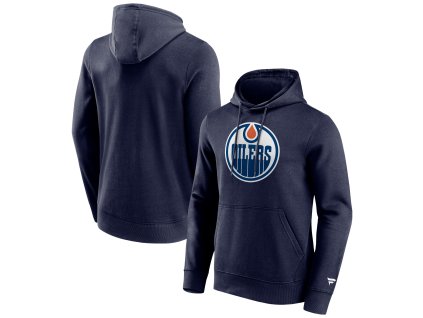 Pánská mikina Edmonton Oilers NHL Primary Logo Graphic Hoodie