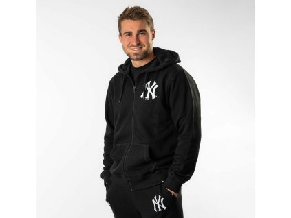 Pánská mikina New York Yankees MLB Imprint ’47 HELIX FULL ZIP Hood