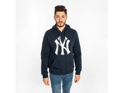 Pánská mikina New York Yankees MLB Imprint ’47 BURNSIDE Pullover Hood
