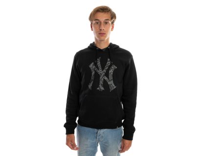 Pánská mikina New York Yankees MLB Tremor Camo Pop 47 BURNSIDE Hood