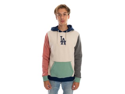 Pánská mikina Los Angeles Dodgers MLB Color Block 47 DUNLOE Hood