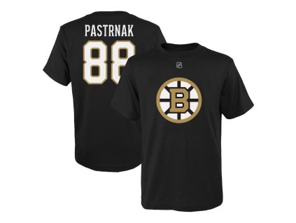 Dětské tričko Boston Bruins NHL David Pastrňák #88 Player Name & Number