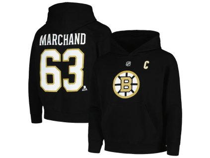 Dětská mikina Brad Marchand #63 Boston Bruins NHL Name Number