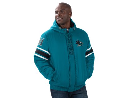 Pánská bunda San Jose Sharks NHL Tight End Winter Jacket
