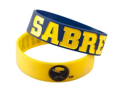 Silikonový náramek - Buffalo Sabres NHL - 2 kusy