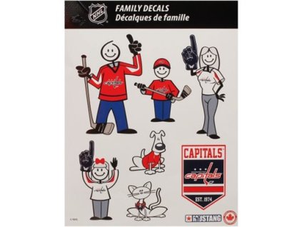 Samolepky Washington Capitals NHL Family Car