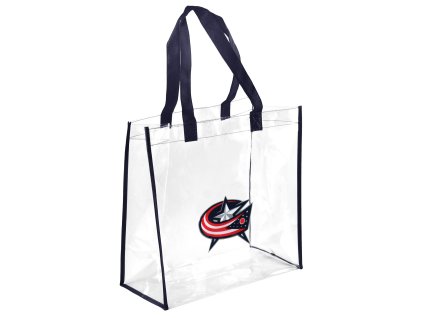 Taška Columbus Blue Jackets NHL Clear Reusable Bag