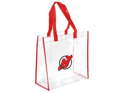 Taška New Jersey Devils NHL Clear Reusable Bag