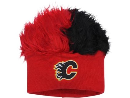 Pánská Zímní Čepice Calgary Flames NHL Flair Hair