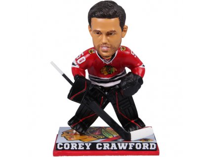 NHL Figurka Corey Crawford Chicago Blackhawks Bobblehead
