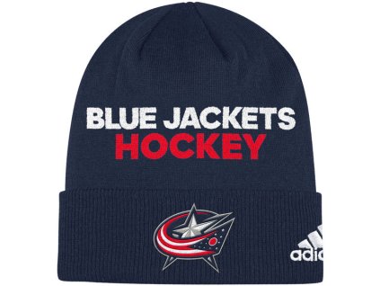 Pánská zimní čepice Columbus Blue Jackets NHL Locker Room 2017