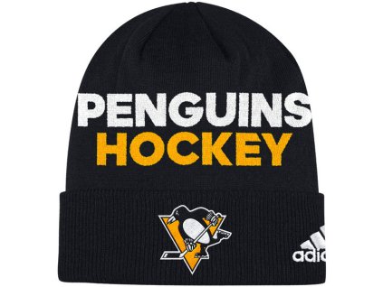 Pánská zimní čepice Pittsburgh Penguins NHL Locker Room 2017