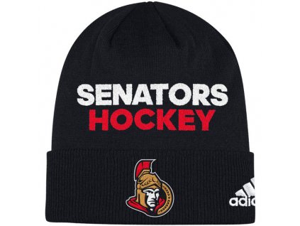 Pánska zimná čiapka Ottawa Senators Locker Room 2017