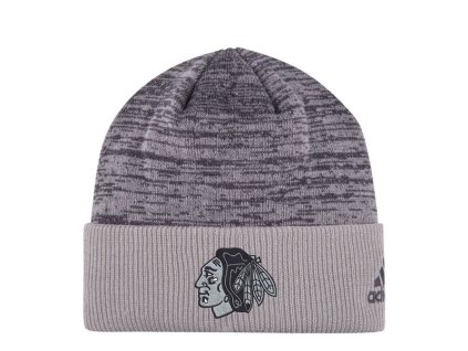 Pánská zimní čepice Chicago Blackhawks NHL Travel & Training Cuffed Knit
