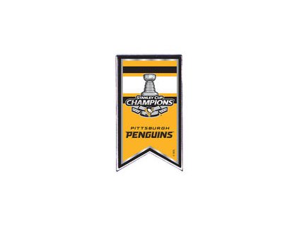 Odznak Pittsburgh Penguins 2017 Stanley Cup Champions Banner Pin
