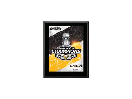Pittsburgh Penguins Fanatics Authentic 2017 Stanley Cup Champions 10.5" x 13" Champions Logo Sublimated Plaque