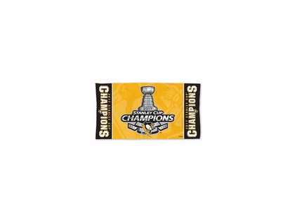 Plážová osuška Pittsburgh Penguins NHL WinCraft 2017 Stanley Cup Champions On Ice 22'' x 42'' Locker Room Towel