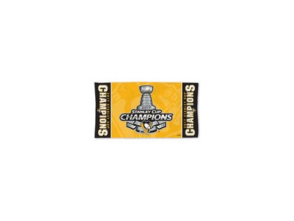 Plážová osuška Pittsburgh Penguins WinCraft 2017 Stanley Cup Champions On Ice 22'' x 42'' Locker Room Towel